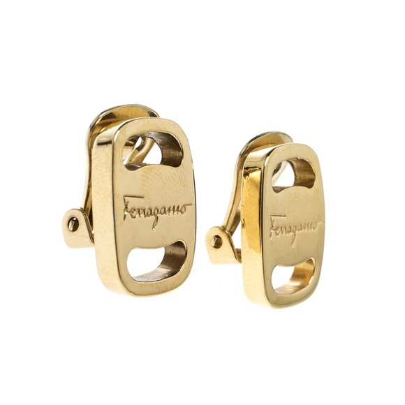 Salvatore Ferragamo Jewelry - 🎉HOST PICK🎉Salvatore Ferragamo Clip-On Earrings